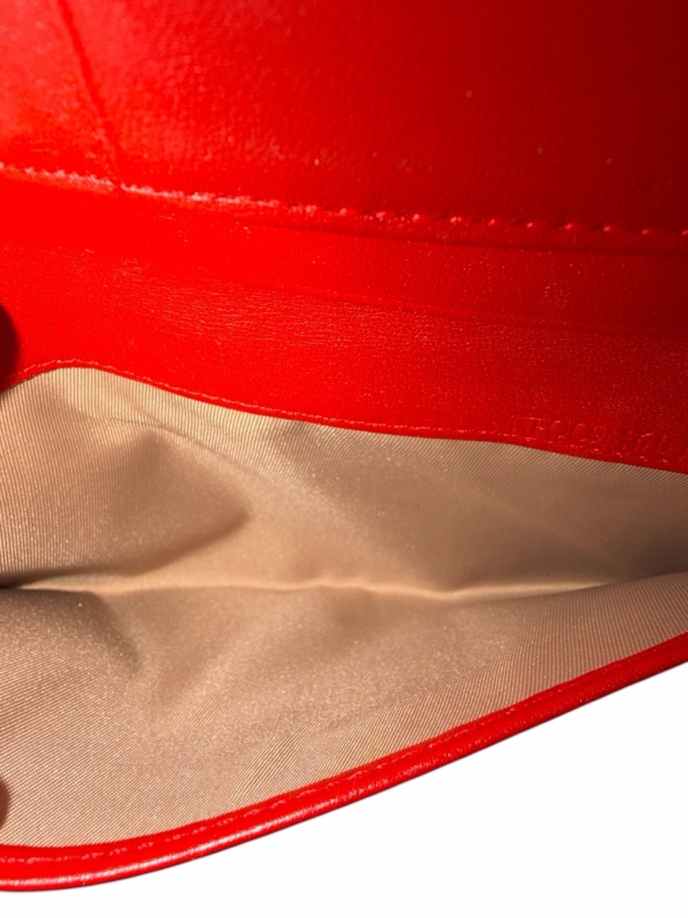 Vintage Nina Ricci Red Leather Continental Wallet Embossed NR Logo - Picture 6 of 6